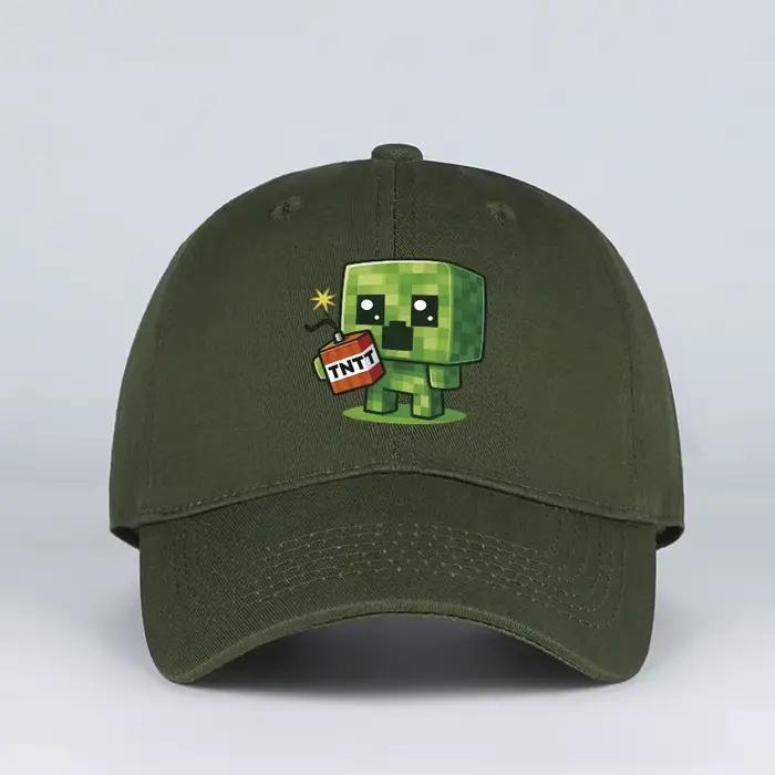 Casquette de baseball à motif Creeper | Casquette Hip-Hop unisexe, légère et ajustée, idéale pour