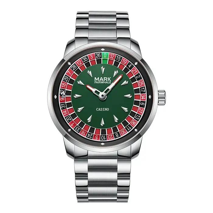 Mark Fairwhale 5031 nouvelle montre à Quartz pour hommes de marque supérieure cadran numérique rotat