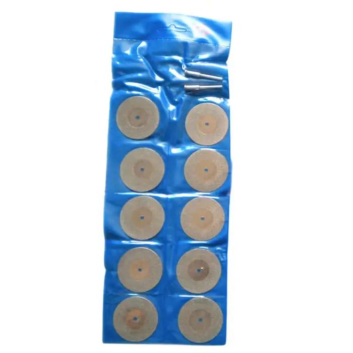 10 pièces 50mm mini disque de coupe diamant enduit meulage polissage disque de meulage rotatif lame