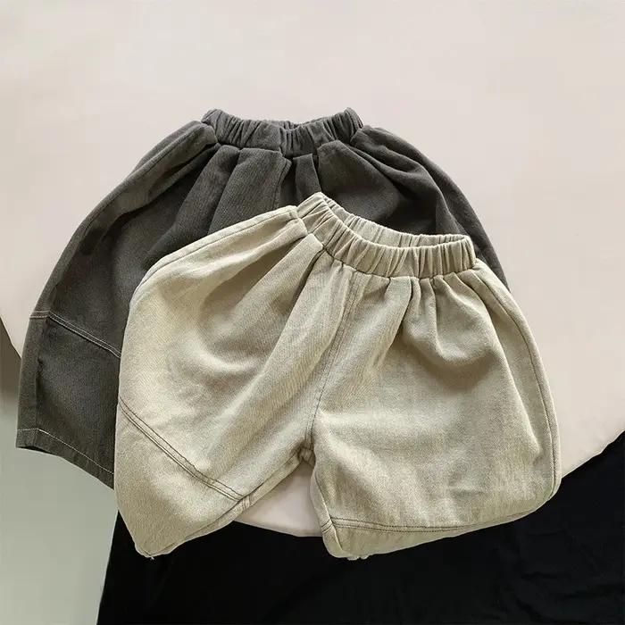 Pantalon sarouel à jambes larges pour enfants, vêtements décontractés pour bébés garçons et filles,