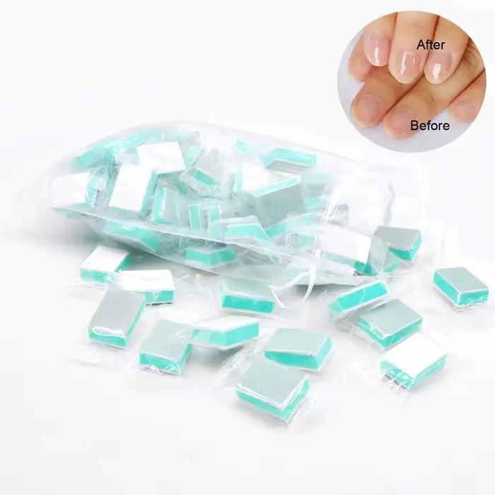 10/20/50 pièces/sac ongles tampon fichier bloc Double face Nail Art outil UV Gel polisseuse Mini pol