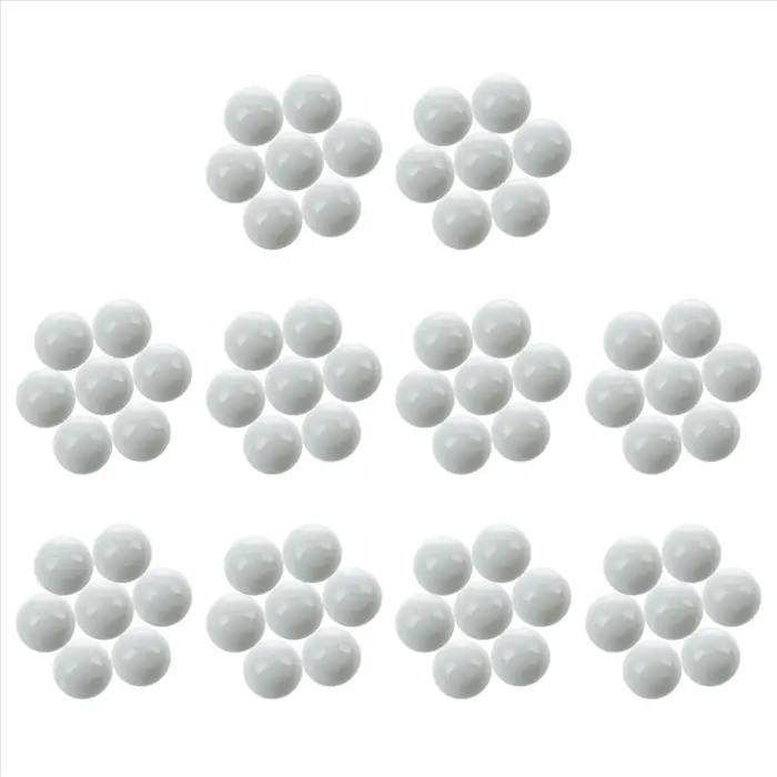 BAAU 100 pièces billes 16mm billes de verre culotte boules de verre décoration couleur pépites jouet