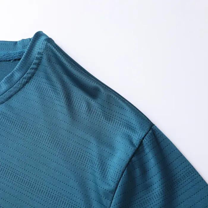 CHRLCK hommes course séchage rapide T-shirts respirant randonnée pêche T-shirts élasticité douce Spo