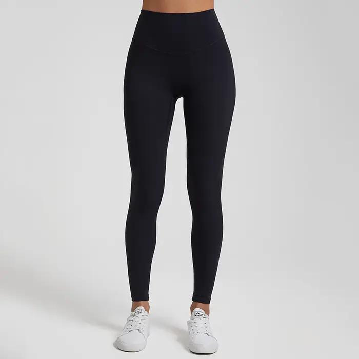 Couleur unie femmes gymnastique Yoga ensemble bandoulière dos croisé Push Up Sport soutien-gorge tai