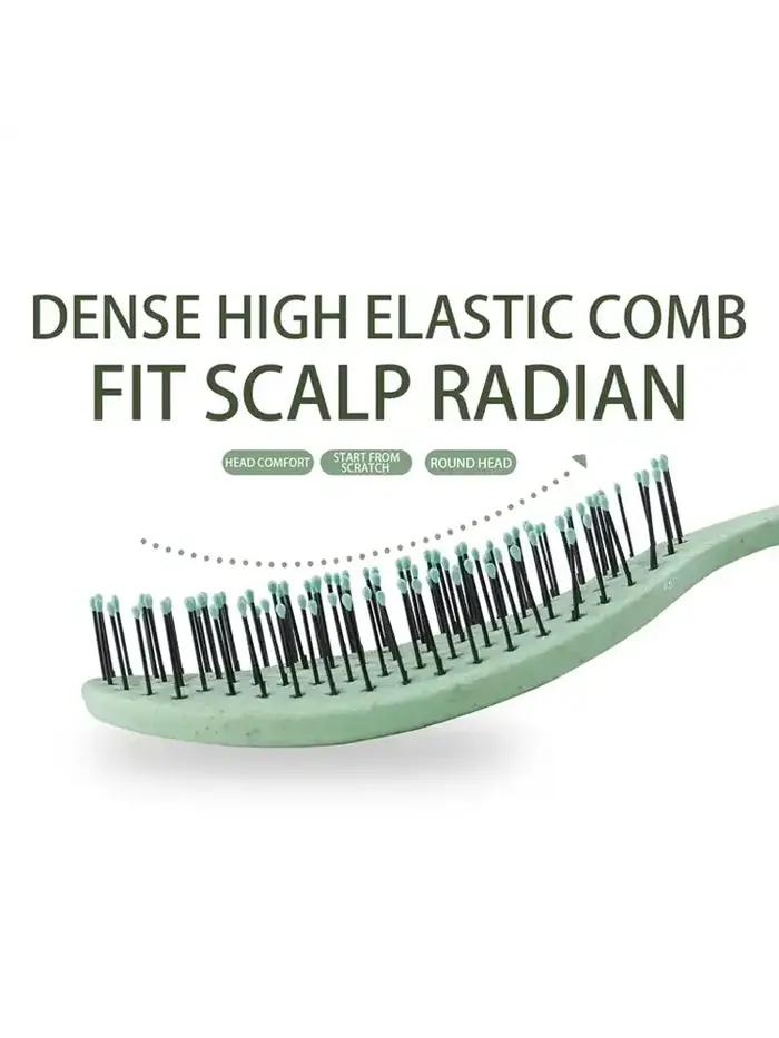 Peigne de Massage des cheveux, brosse à cheveux en Nylon, brosse à cheveux bouclée démêlante pour Sa
