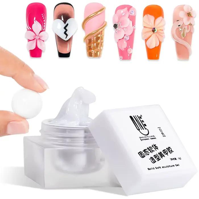 RSNAIL 5g solide sculpté Gel vernis à ongles antiadhésif main moulage Gel tremper UV/LED Nail Art cl