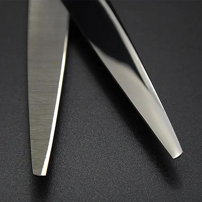 Ciseaux professionnels de barbier Qlating en titane japonais 440C, pour coiffeur 5.5 / 6.0, ciseaux