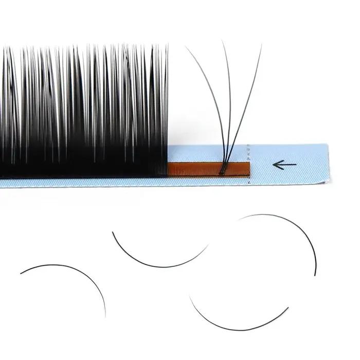 AGUUD J B C D Volume Extension de cils individuels cils noir mat naturel doux 5-7mm cils inférieurs