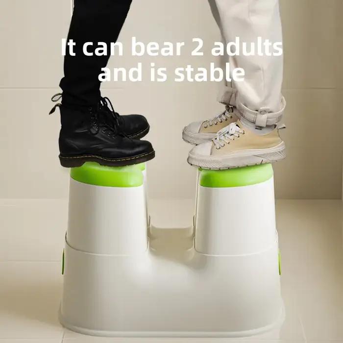 Tabouret de salle de bain en plastique, tabouret de bain creux en forme de U, chaise de toilette jap