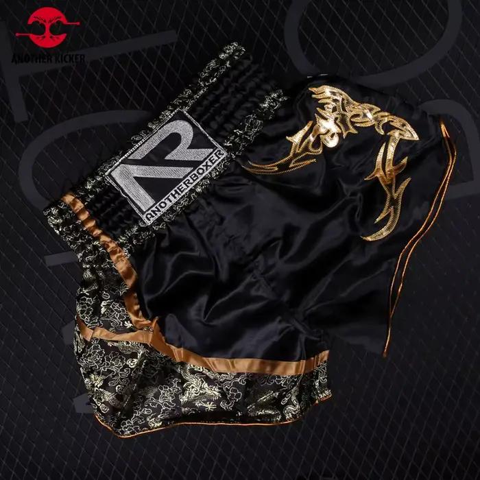 Short de boxe thaï Muay Thai - Pantalon de combat MMA et Kickboxing pour hommes et femmes
