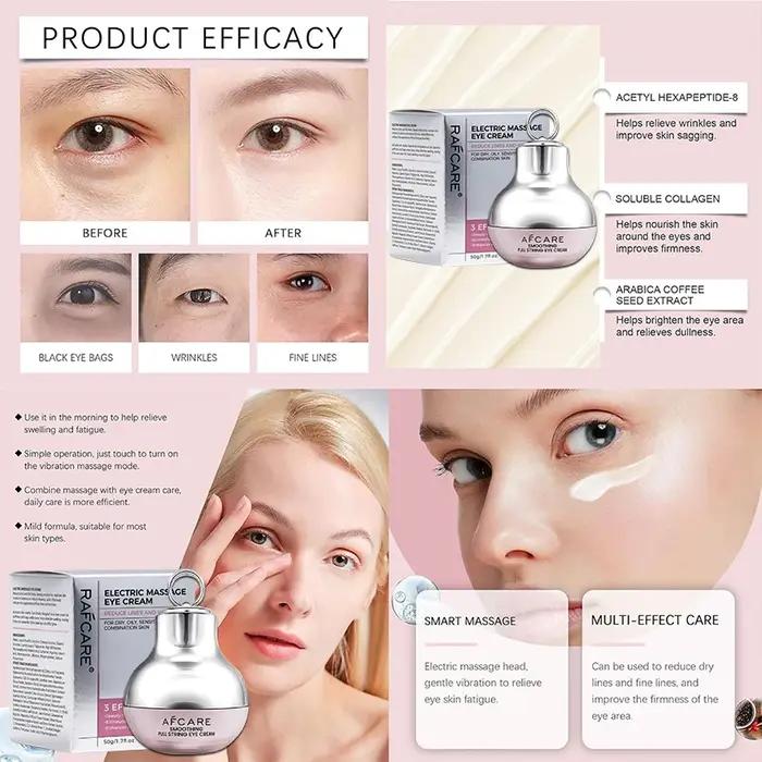 Crème pour les yeux au collagène avancée, Anti-cernes, élimine les poches, hydratant, raffermissant
