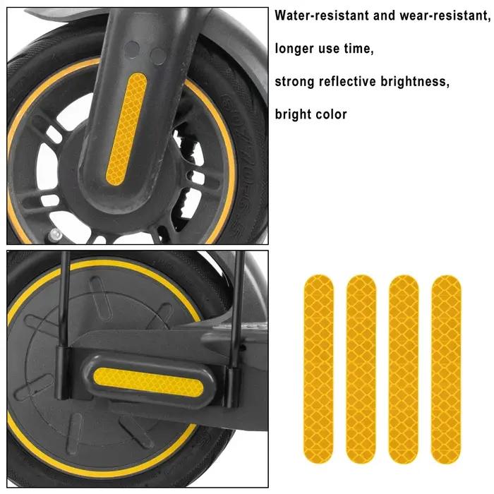 Autocollants réfléchissants pour Scooter électrique Segway Ninebot Max G2 G65 G30 G30D, bande d'aver