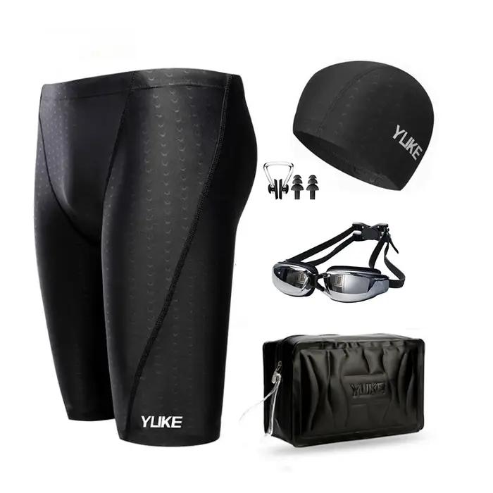 Maillots de bain pour hommes, maillot de bain à Angle plat, short de natation, imperméable, séchage