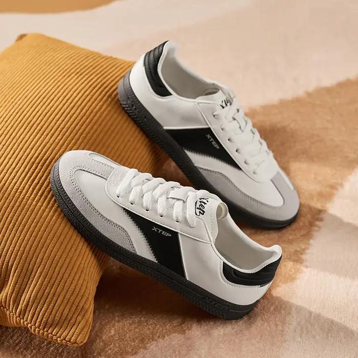 Xtep GAT-Chaussures de skateboard pour femmes, baskets souples de rue, chaussures de sport confortab