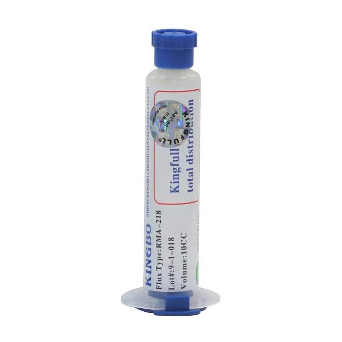 KINGBO RMA-218 original 10cc, flux de haute qualité, sans nettoyage, livraison gratuite par aiguille