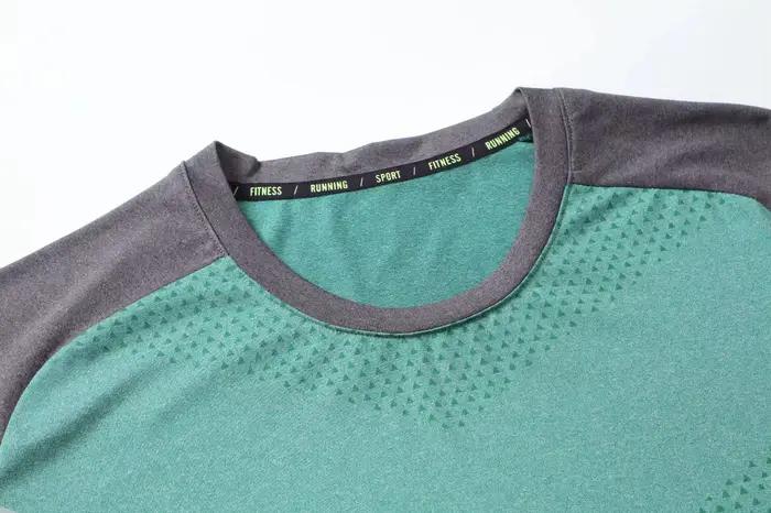 Chemise de course à manches courtes pour hommes, haut de sport en plein air, Jogging, entraînement d