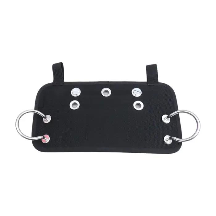 Scuba Diving Squar Butt Plate Stainless Steel Handle for Sidemount BCD with 2