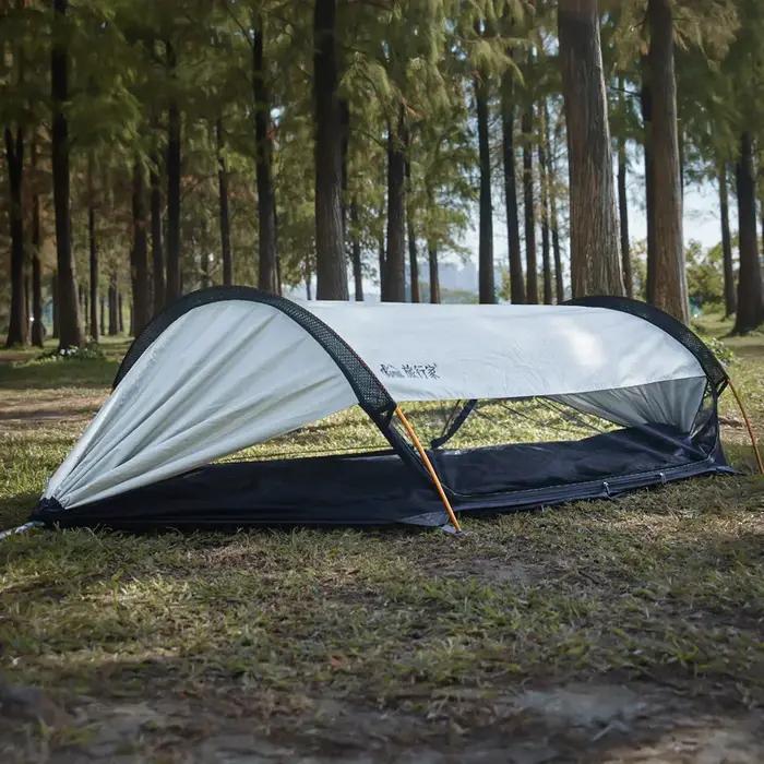 Pare-soleil pour deux personnes avec filet pour voyageur, anti-roulis et anti-buée, camping en plein