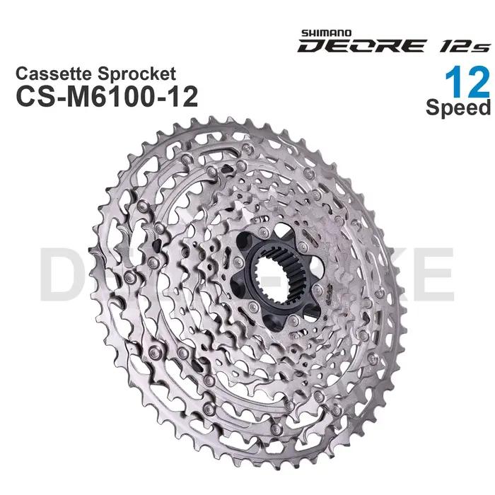 WinterMANO DEORE M6100 12v Cassette Pignon CS-M6100-12 12 Vitesses-HYPERGLIDE pour VTT vélo Pièces D