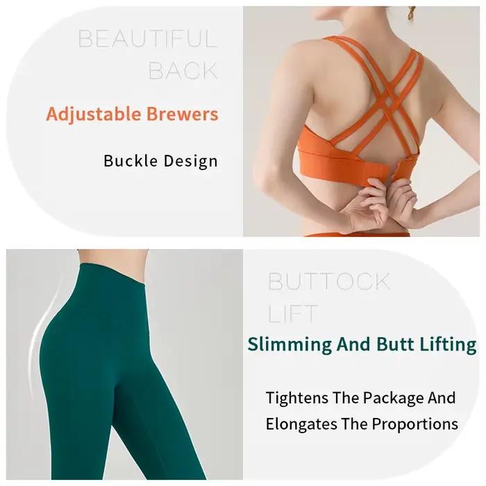 2 pièces vêtements de Yoga survêtement pour femmes vêtements de sport Pilates Fitness costume gymnas