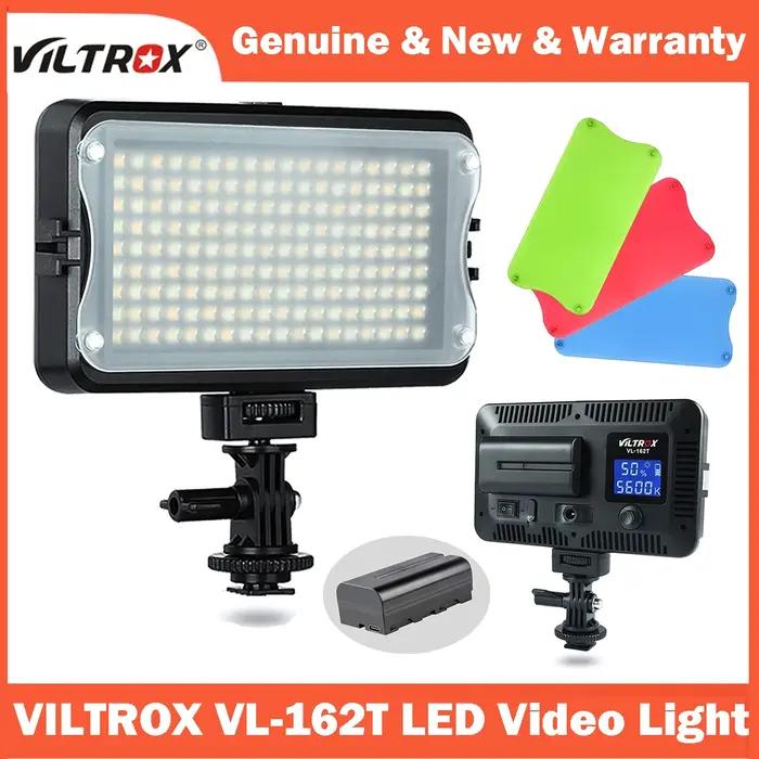 VILTROX VL-162T lampe vidéo LED Portable CRI95 +, VL-162T, panneau d'éclairage pour appareil Photo,