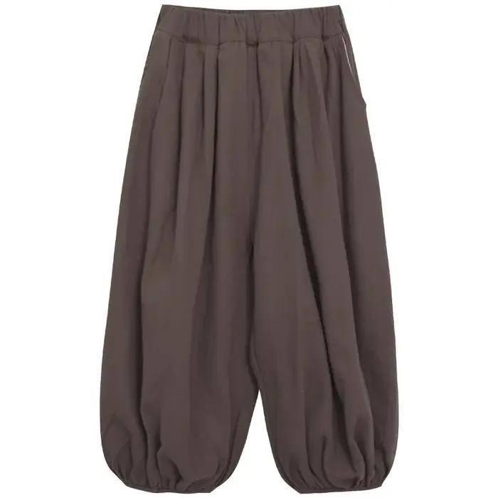 Pantalon lanterne mince pour enfants, sarouel ample, monochromatique, confortable et respirant, garç