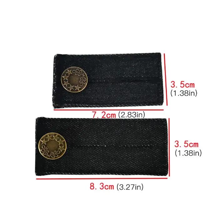4 pièces/ensemble Denim jean taille extensions ceinture extenseurs pour hommes femmes pantalons de g