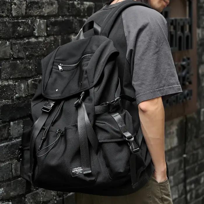 MOYYI sac à dos de voyage en plein air Oxford étanche écoliers mode tendance sac pour hommes Mochila Tactica 26L sport p
