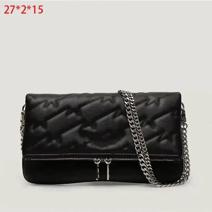 Sac à main à bandoulière à ailes pour femmes, sac enveloppe noir classique avec sangle de chaîne en