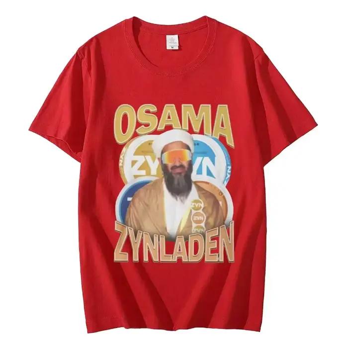 T-shirts graphiques vintage Osama Zynladen, vêtements tendance, t-shirt à manches courtes, t-shirts