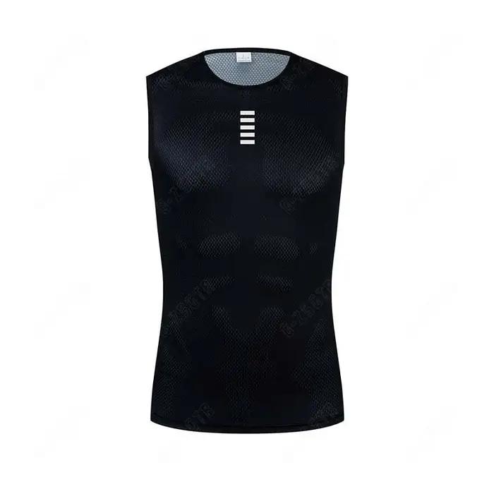 Couche de Base de cyclisme, sous-vêtements réfléchissants, maillot de cyclisme blanc, gilet de Sport