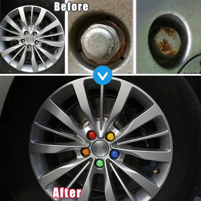 Bouchons en plastique, écrous de roue en alliage, couvercle de tête de boulon, moyeu de roue automob