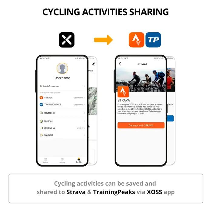 Ordinateur de vélo XOSS G/G Plus avec GPS intégré pour cyclistes amateurs et professionnels, compteur de vitesse et altitude, résistant aux intempéries, idéal pour les courses et les entraînements de VTT et de vélo de route