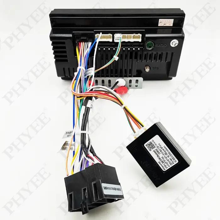 Décodeur de bus CAN de harnais mini-ISO, rétention SWC RCA P&P 16 broches Android, pour Fiat 500 200
