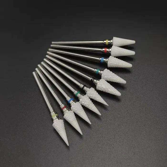 Foret à ongles en carbure de céramique, fraise rotative, fraise, perceuse électrique pour outils de