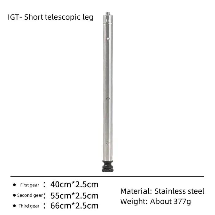 Pieds de Table IGT en Acier Inoxydable, Portables, Extensibles Librement, Durables, Naturels, Access