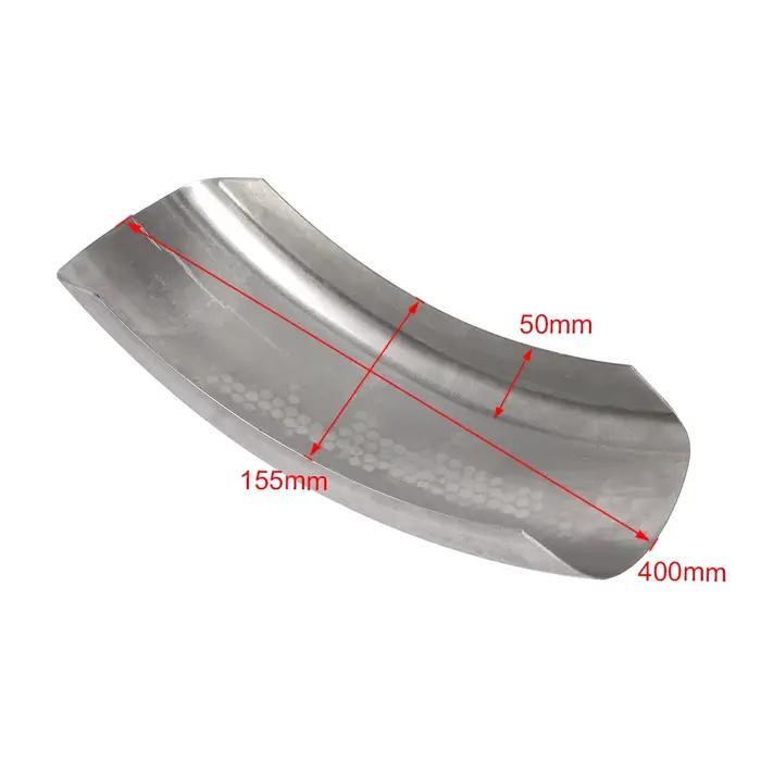 Garde-boue de protection de roue arrière pour moto Cafe Racer, 6.1 pouces, court/long, en acier non