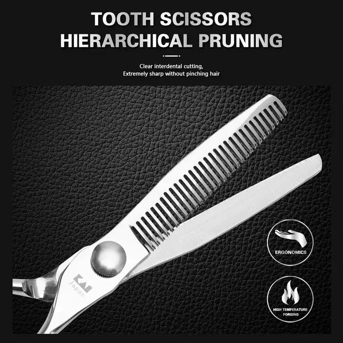 Ciseaux de coupe de cheveux professionnels-cisailles en acier inoxydable de 6 pouces pour outils de