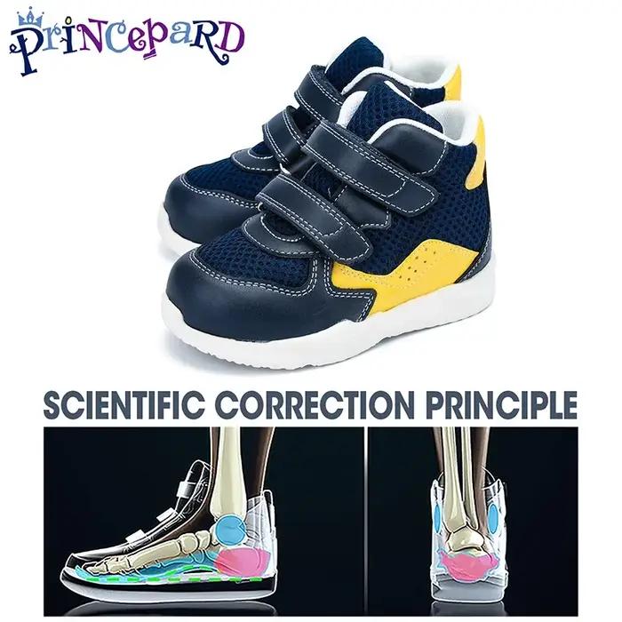 Chaussures orthopédiques AFO pour enfants, baskets correctrices de première marche pour garçons et f