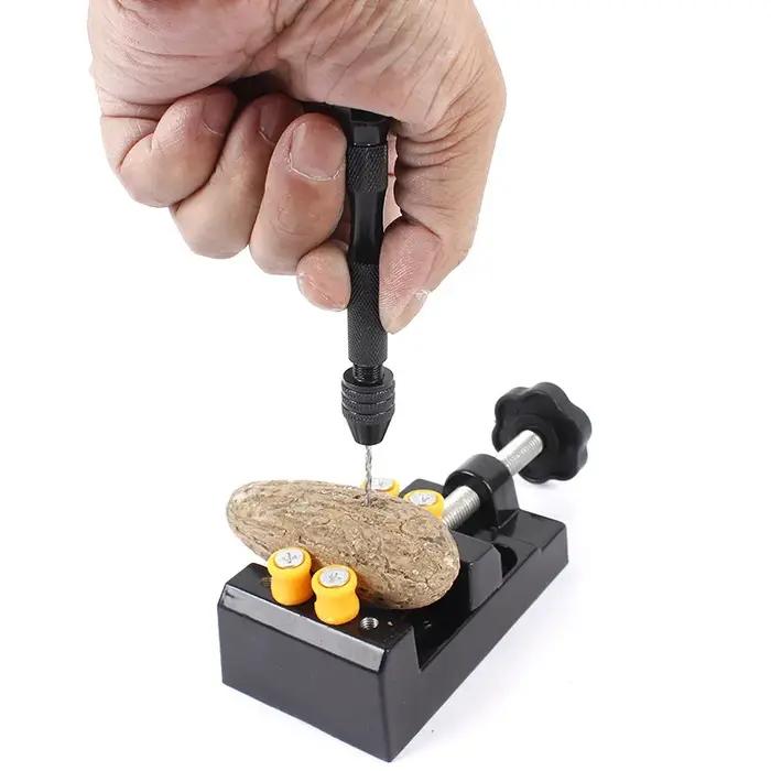 Mini perceuse à main en Micro aluminium 0.3-3.4mm, avec mandrin sans clé, outils manuels rotatifs, p