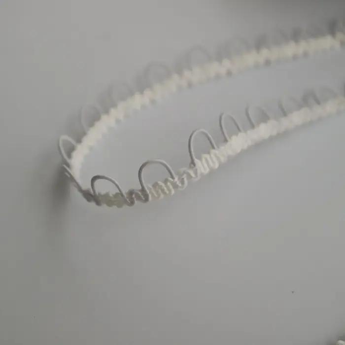Garnitures élastiques pour vêtements, 5yards, élastique en polyester, trou de bouton, boucle de col,