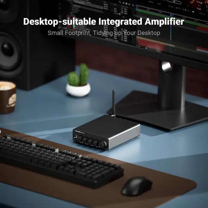 Fosi Audio Bluetooth amplificateur de puissance sonore 2.1 canaux ampli récepteur Audio pour haut-pa