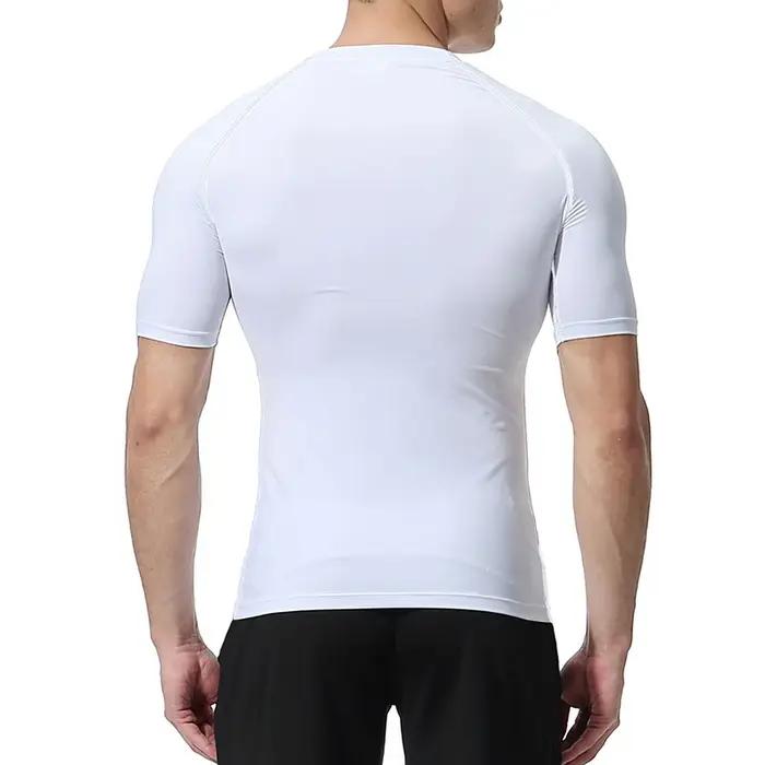Chemise de compression à imprimé Dragon Rick pour hommes, maillots de base athlétiques, t-shirts à s