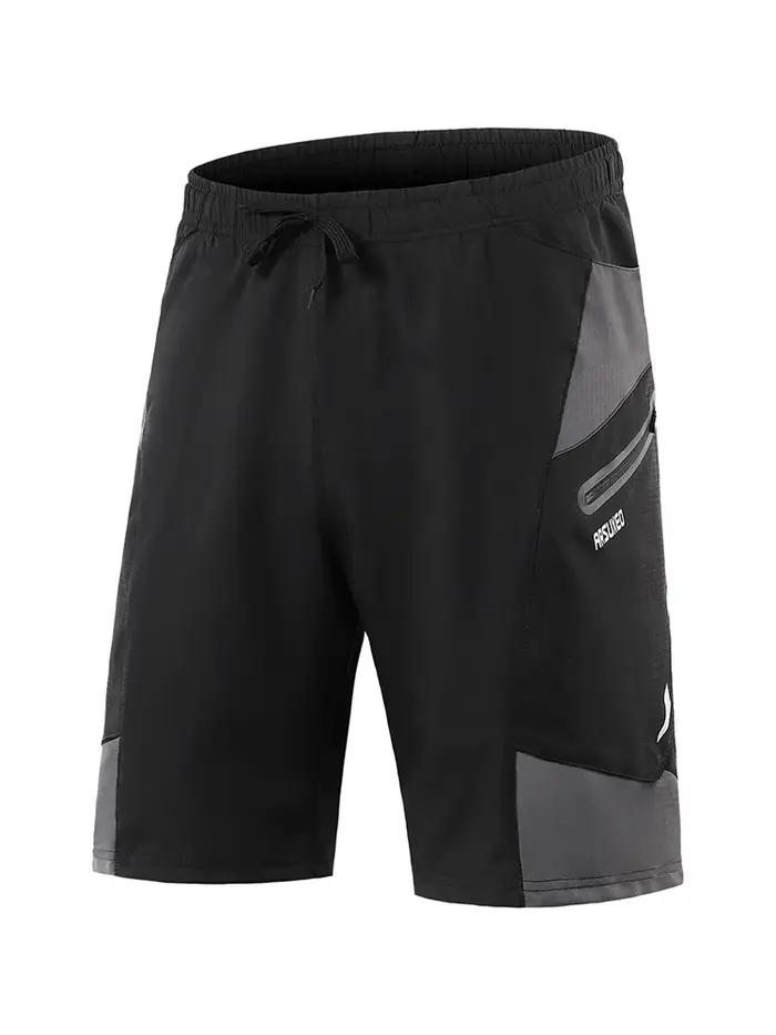 ARSUXEO-Short de cyclisme pour homme, sous-vêtement antichoc avec coussretours, pour VTT, B2203
