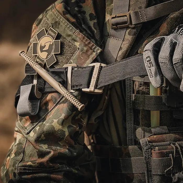 Garrot médical de sauvetage Rhino, hémostase tactique d'urgence en plein air, facile à utiliser, tra