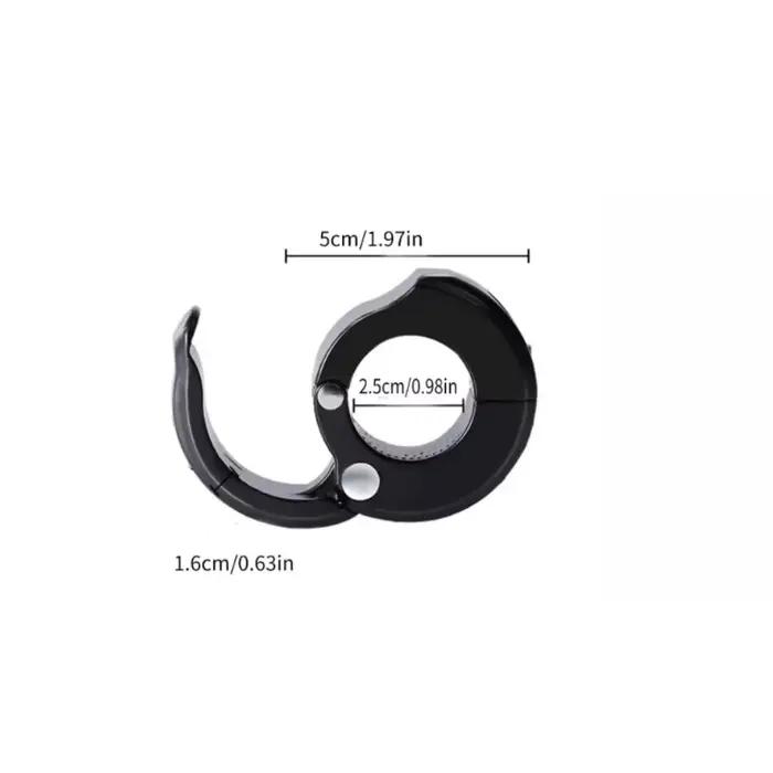 Accessoire de cyclisme multifonctionnel, crochet de guidon de vélo sans perçage, pratique pour casque de vélo, sac de courses, crochet de vélo
