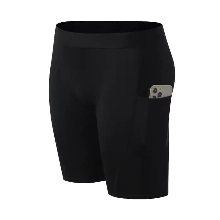 Collants courts à Compression pour hommes, à séchage rapide, pour course à pied, Fitness, Sport, Leg