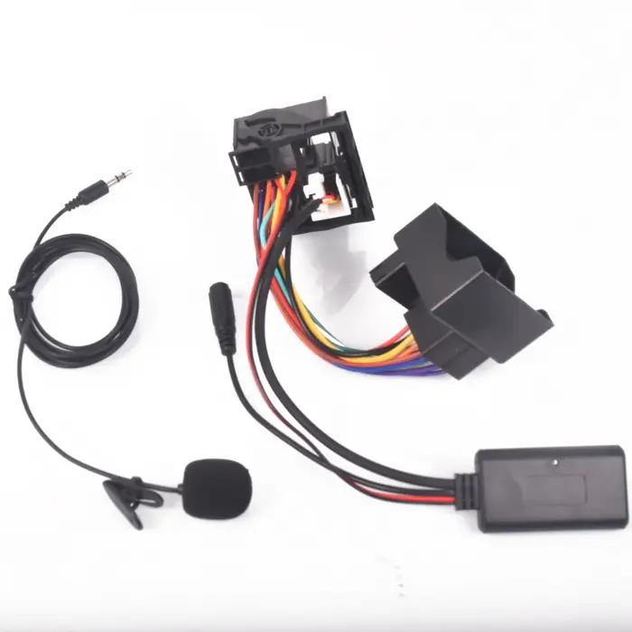 Prise de harnais Radio pour BMW E60 E61 E66 E70 E82 E87 E88 E90 E91 E92 E93, Microphone mains libres