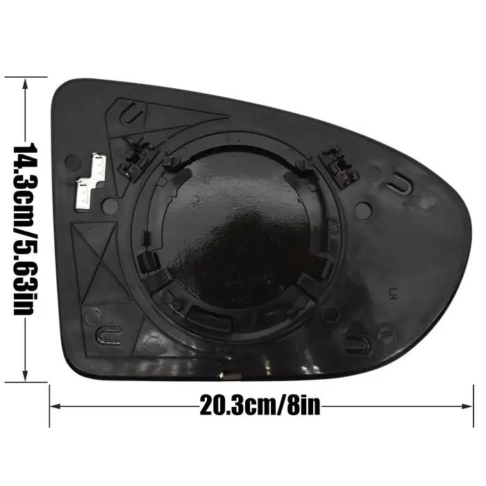Pour Nissan Qashqai + 2/Dualis J10 Dci 2007 - 2014 paire gauche droite porte côté aile miroir verre