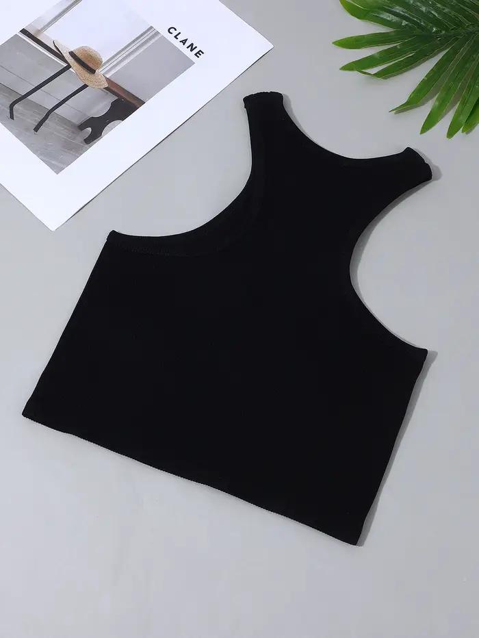 Gilet côtelé de yoga tricoté sans couture, haute élasticité, dos de travail, sans manches, sexy, col
